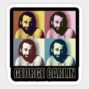 George carlin Sticker